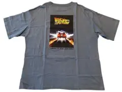 バック・トゥ・ザ・フューチャー Tシャツ ブルーグレー　ムービー