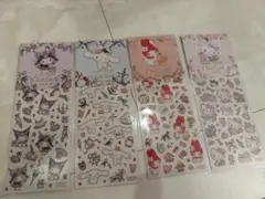 サンリオ　たけいみき　シール4枚　キティーシナモロールマイメロクロミ