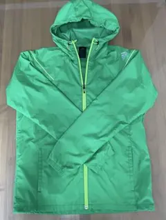 ⭕️値下げしました⭕️adidas フード付きウィンドブレーカー M・グリーン