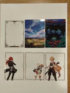 Google Play 大感謝祭 オリジナルカード6枚セット 原神