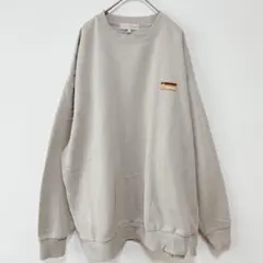 5L LOGOS DAYS ベージュ トレーナー 裏起毛 トレーナー 大きめ