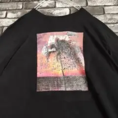 NIKE ヤシの木 サンセット フォト グラフィック クラック nike tee