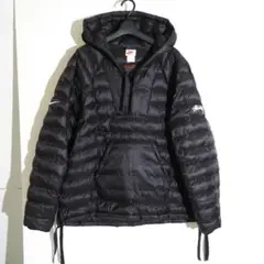 Nike Stussy ブラックダウンジャケット Lサイズ L Nike(ナイキ) STUSSY(ステューシー) アウター・ジャケット