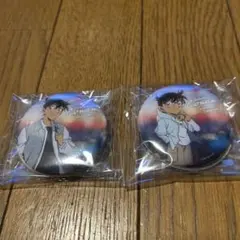 名探偵コナン セガラッキーくじ 缶バッジ工藤新一 2個