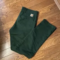 Carhartt カーハートワークパンツ　32✖️32 ダークグリーンのサムネイル