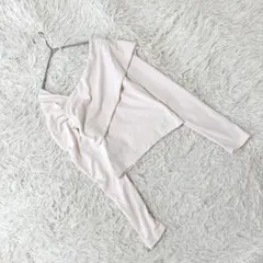 《デイジー》 (M) アシンメトリードレープカットソー タイト 韓国系 秋冬