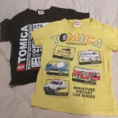 TOMICA ミニカーシリーズ Tシャツ 　2枚セット