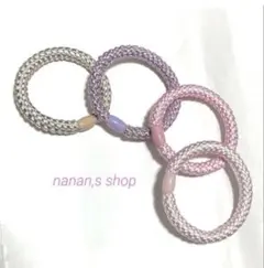 【新品】ポニーテール チューブ ヘアアクセサリー パステルのサムネイル