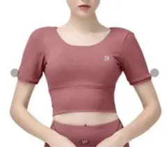 トレーニングウェア　ジム　ヨガ　ダンス　ランニング　トップス　5色