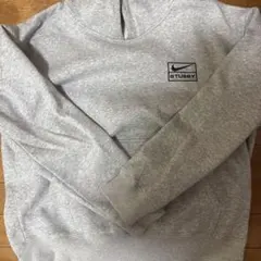 Nike Stussy コラボ グレー パーカー