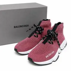 ほぼ未使用 バレンシアガ ピンクラメ BALENCIAGA スピードトレーナーのサムネイル