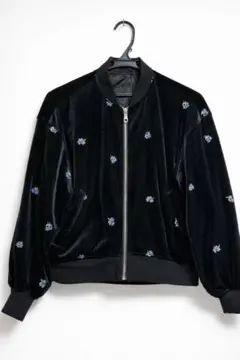 GU ベロアブルゾン　花柄　Sサイズ　春服