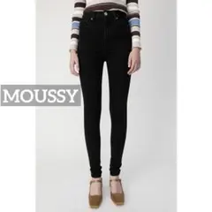 k0737 MOUSSY HW Rebirth L/BLACK SKINNY
