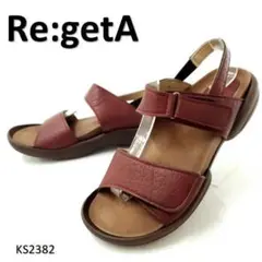 リゲッタ　本革　レザー　ベルクロ　ストラップ　Ｓサイズ　コンフォート