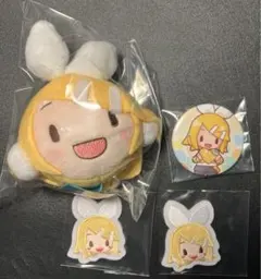 セガ ラッキーくじ　ピアプロキャラクターズ ふわぷち 鏡音リン C D E 賞