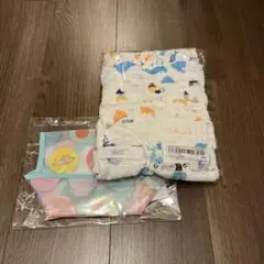 ガーゼハンカチ　6枚入り　スタイおまけ付き