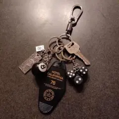 □ストリート カラビナ　キーホルダー　アメカジ　じゃらじゃら　ヴィンテージ　ドル