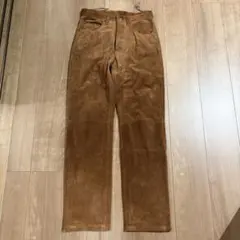 デッドストック 70s 西ドイツ製 スエードレザーパンツ ユーロ 