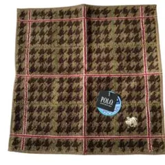 【新品、未使用】 POLO 超吸水 チェック柄 タオルハンカチのサムネイル