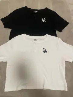 MLB ヘンリーネック Tシャツ 2枚セットのサムネイル