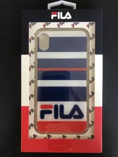 FILA iPhone XR ケース ストライプデザイン