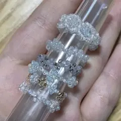 ハンドメイド ビーズリング 6個セット