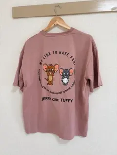さ*な様 Jerry and Tuffy 半袖 Tシャツ ピンク Mサイズのサムネイル