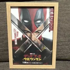 デッドプール＆ウルヴァリン　フォトフレーム付きポスター　額装入り映画ポスター　①