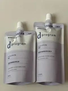 dプログラム バイタライジング＆クリア EX 敏感肌用 化粧水乳液セットレフィルのサムネイル