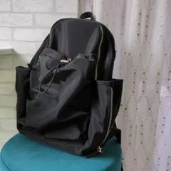 ✮黒 ナイロン リュック・バックパック