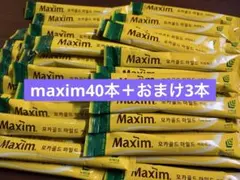 【韓国コーヒー】Maxim モカゴールド スティックコーヒー40本＋おまけ3本②のサムネイル