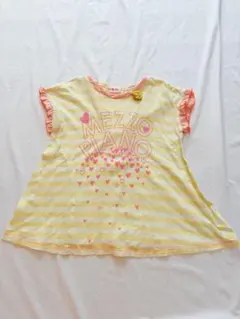 mezzo piano ストライプ Tシャツ 140cm