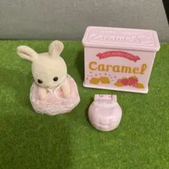 실바니안 패밀리 ピンクわたウサギ 人形 小物セット わた 우사기