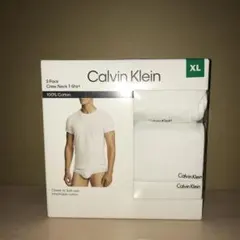 カルバンクライン クルーネックTシャツ 3枚組　XL 白