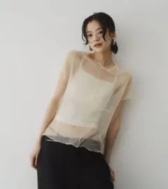 【Knuth Marf】embroidery sheer T クヌースマーフのサムネイル