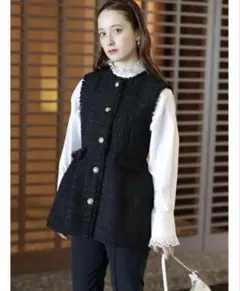 2025年最新】arpege story ツイードペプラムジレの人気アイテム - メルカリ