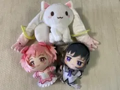 3点セット　魔法少女まどか☆マギカ　ぬいぐるみ　マスコット　キーホルダー