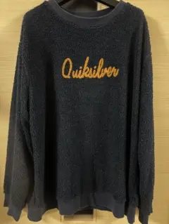 希少Quiksilver パイル地トレーナーネイビーのサムネイル