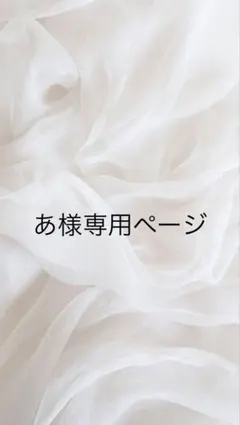あ様 専用ページ