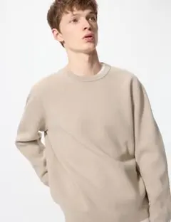 ウォッシャブルミラノリブクルーネックセーター