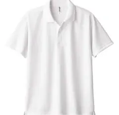 ホワイトポロシャツ　半袖