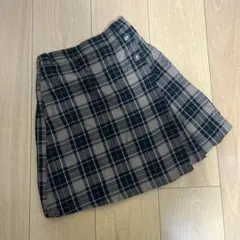チェック柄スカート130cm