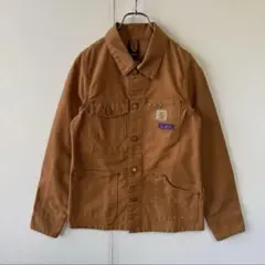 X-girl × Carhartt デニムジャケット Gジャン ブラウン