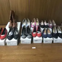 靴まとめ売り　23㎝〜26㎝　11足　パンプス　ブーツ