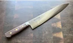 本源正則　別作　玉鋼　牛刀　360mm 包丁　尺二　洋包丁　炭素鋼　研ぎ直し済 本源正則 別作 玉鋼 牛刀 360mm 包丁 尺二 洋包丁 炭素鋼 研ぎ直し済
