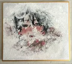 【一品物】手描きイラスト 色紙 オリジナル 男の子　冬