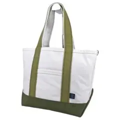 russet ラシット ヴィブラム キャンバス トートバッグ カーキ ホワイトのサムネイル