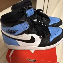 Nike Air Jordan 1 ハイカット スニーカー ブラック/ブルー