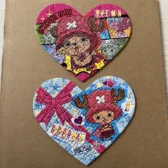 ワンピース　チョッパー　ミニパズル　68ピース　チョッパーマン　ハート　レトロのサムネイル