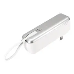 ラスタバナナ ACプラグ内蔵 コンセント直挿し モバイルバッテリー 白のサムネイル